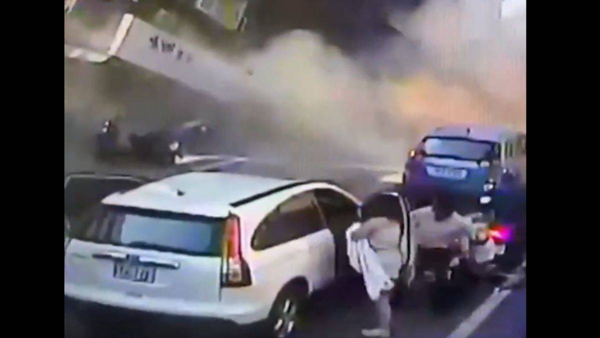 Tayvan'daki depremin yeni görüntüleri ortaya çıktı