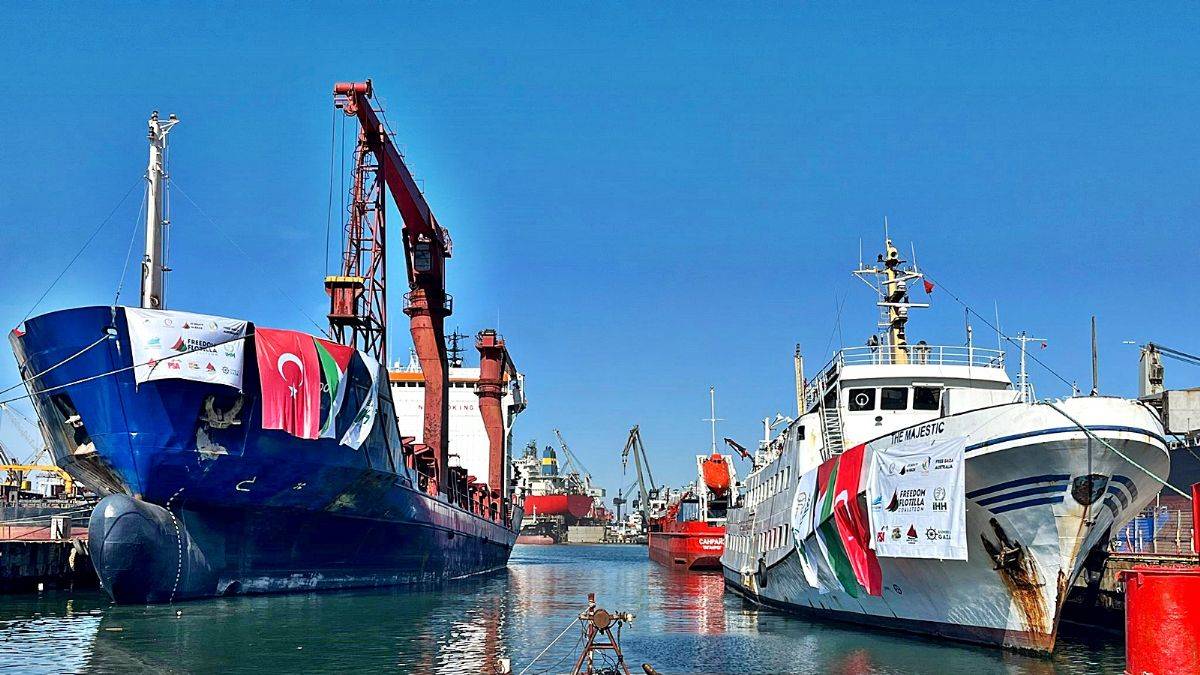 Gemiler hazır, Özgürlük Filosu Gazze'ye doğru yola çıkıyor!