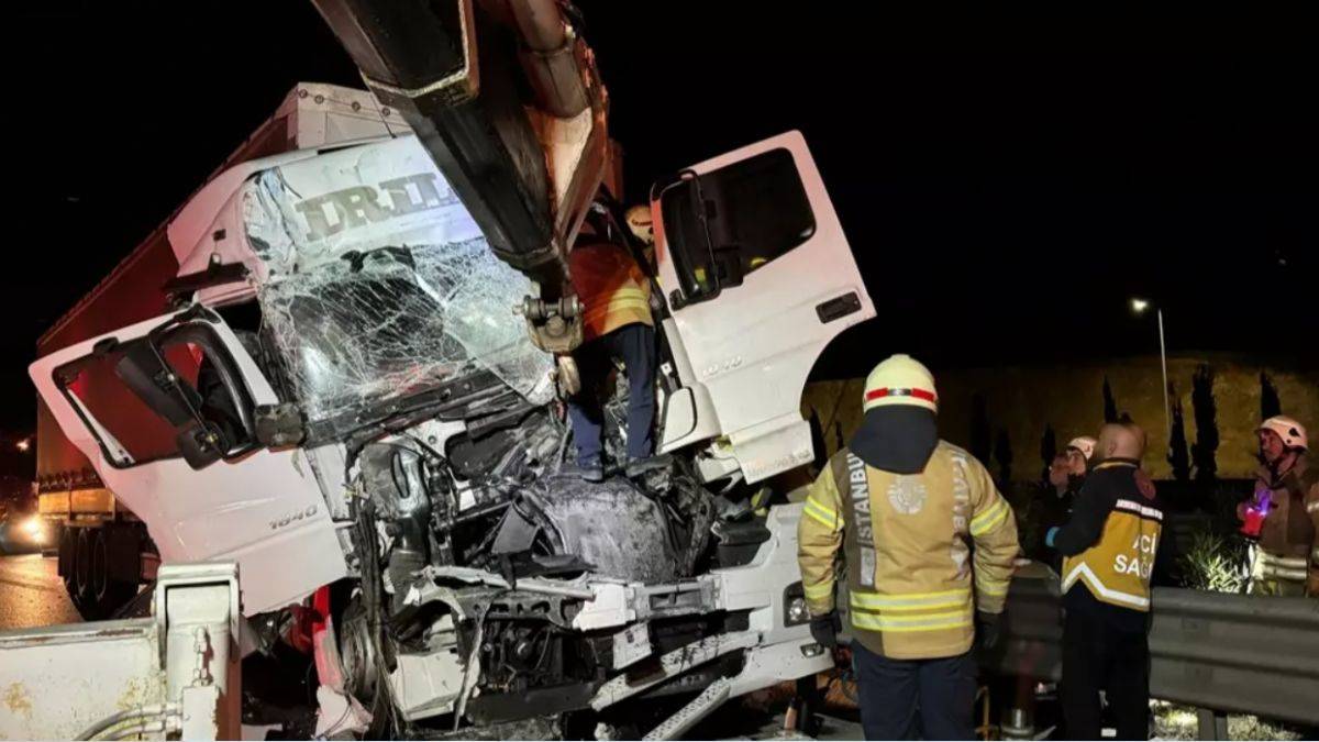 Kuzey Marmara Otoyolu'nda tır kazası: 2 yaralı