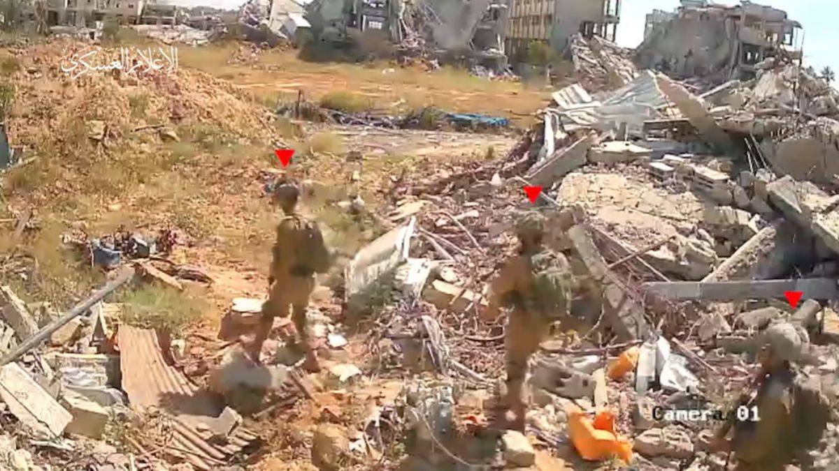 Kassam'ın İsrail askerlerini pusuda vurduğu anlar