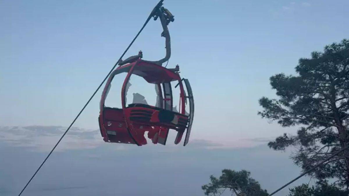 Antalya'da teleferik kazası; 1 ölü, 7 yaralı