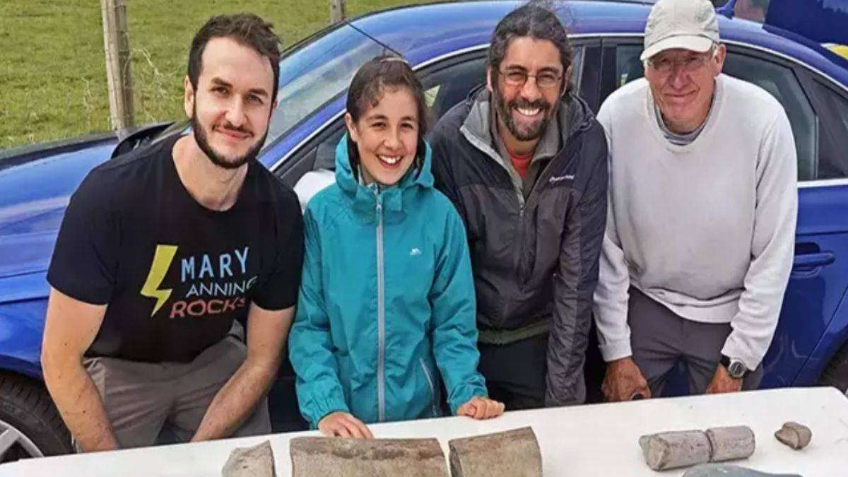 Küçük kızın bulduğu fosil 202 milyon yıllık çıktı