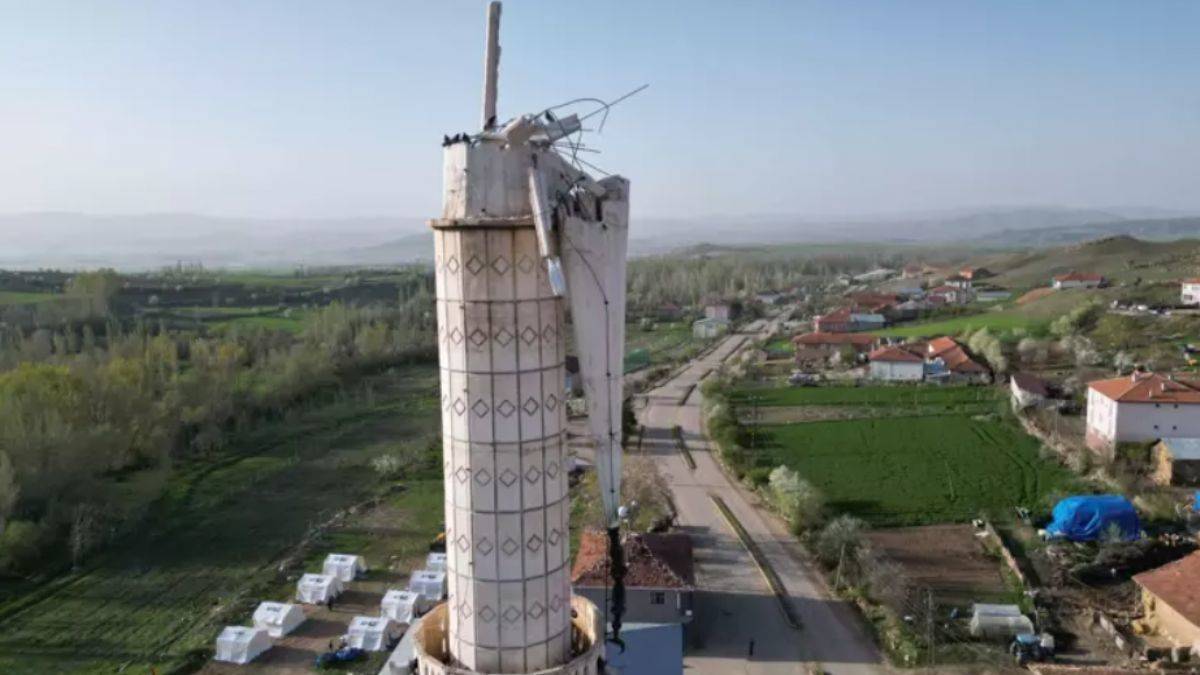 Üst üste deprem yaşanan Tokat havadan görüntülendi