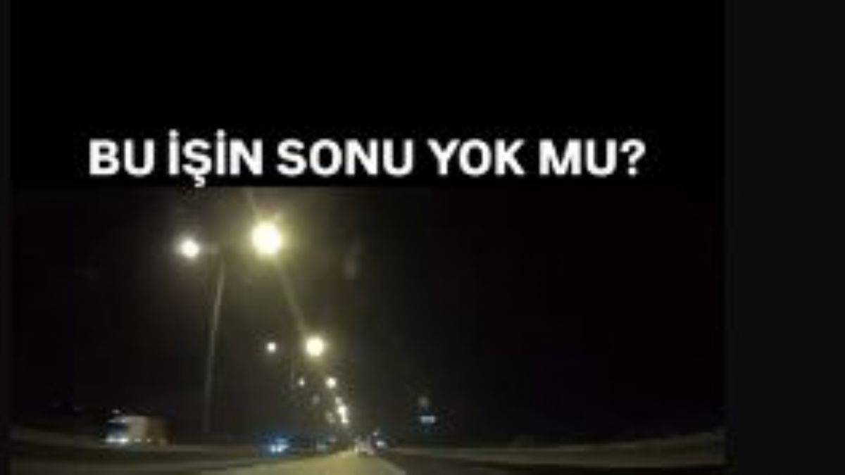 Bu da otoban çetesi! Geceleri bu tuzağa dikkat
