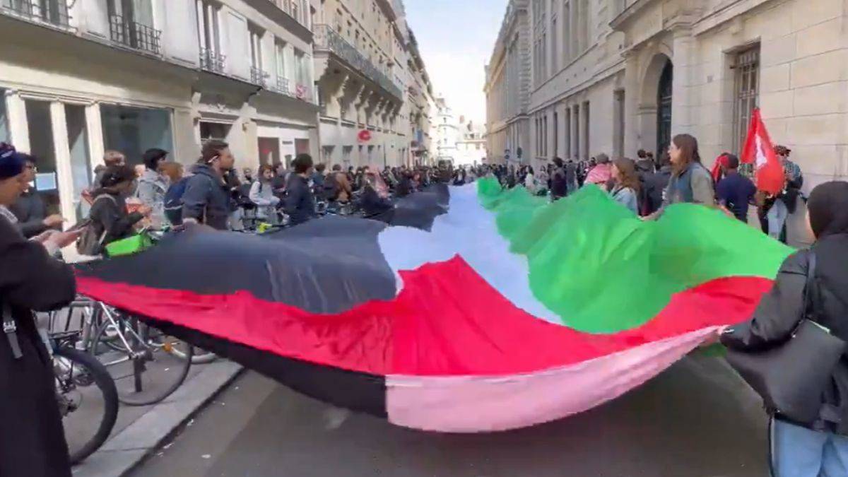 Gazze eylemleri Paris üniversitelerinde! 'Hala İsrail haklı diyenler utansın'