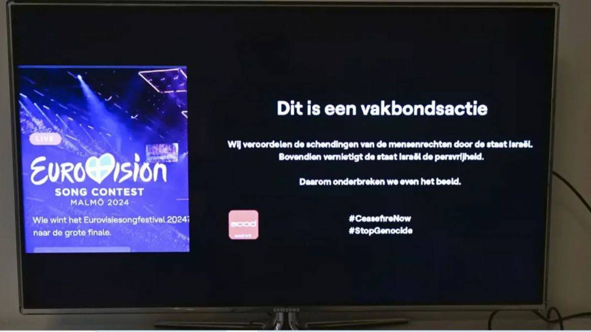Belçika'dan İsrail'e protesto: Eurovision yayınında ateşkes mesajı paylaştı