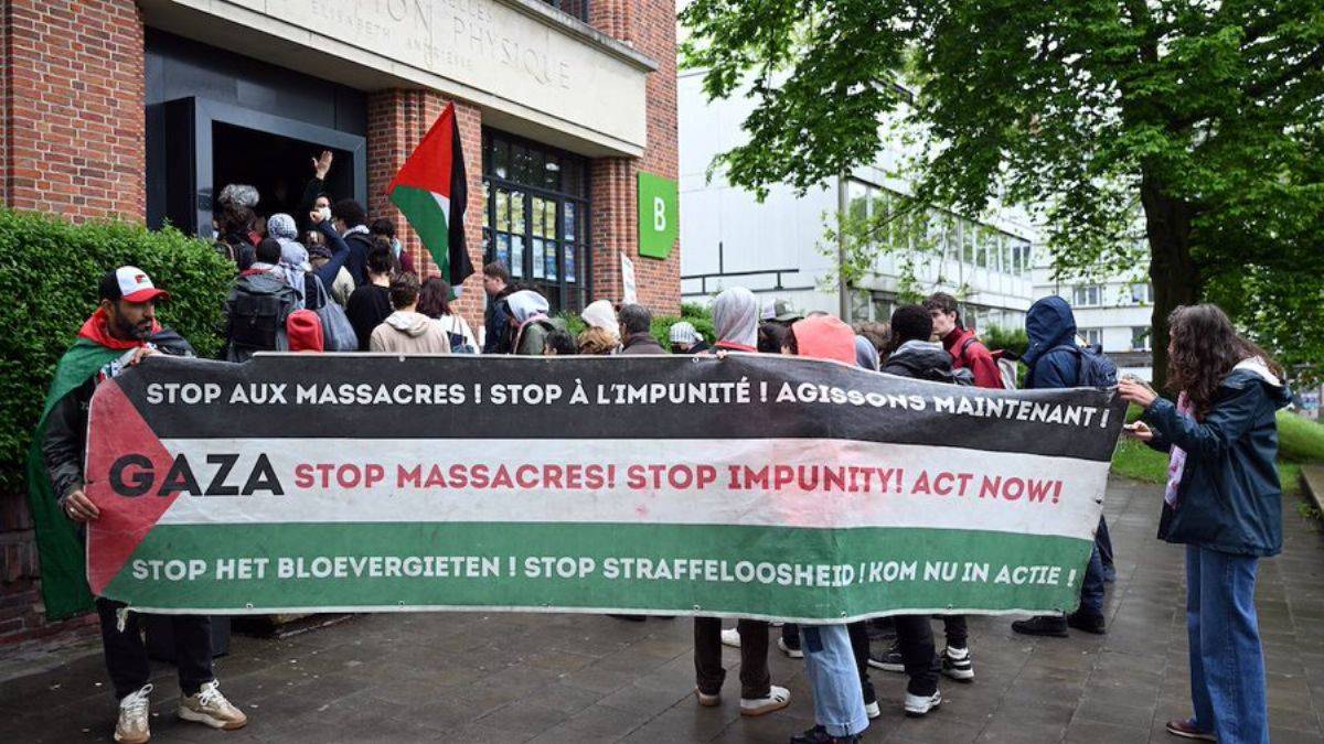 Öğrencilerden İsrail'e karşı 'akademik boykot' eylemi