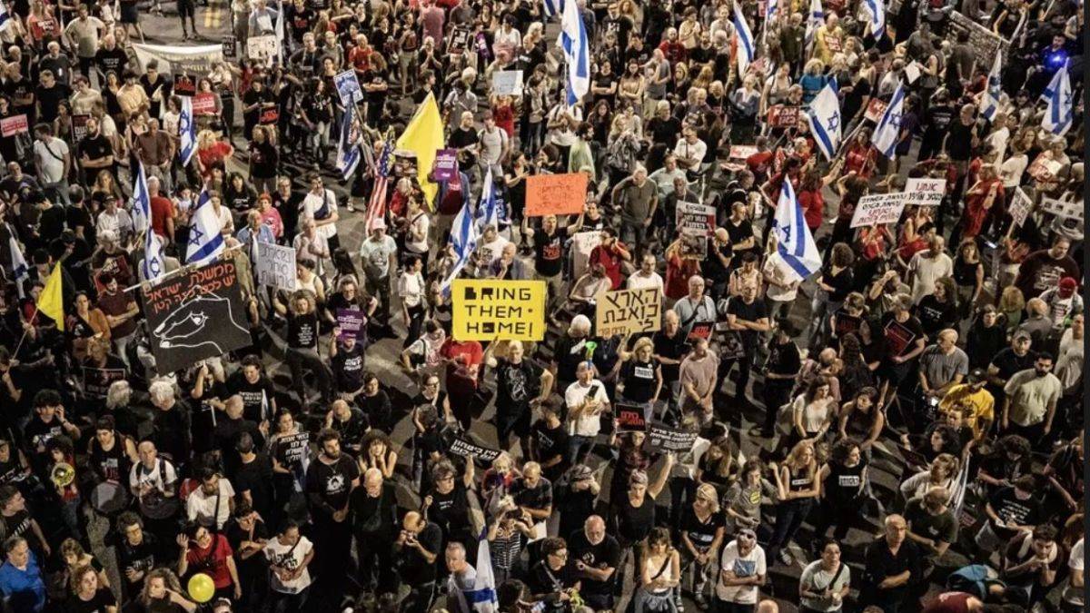 İsrailliler sokaklarda! Hükümetin istifası için gösteri düzenlediler