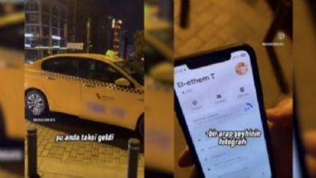 İstanbul'da taksiye binmek için Arap şeyhine dönüşmek