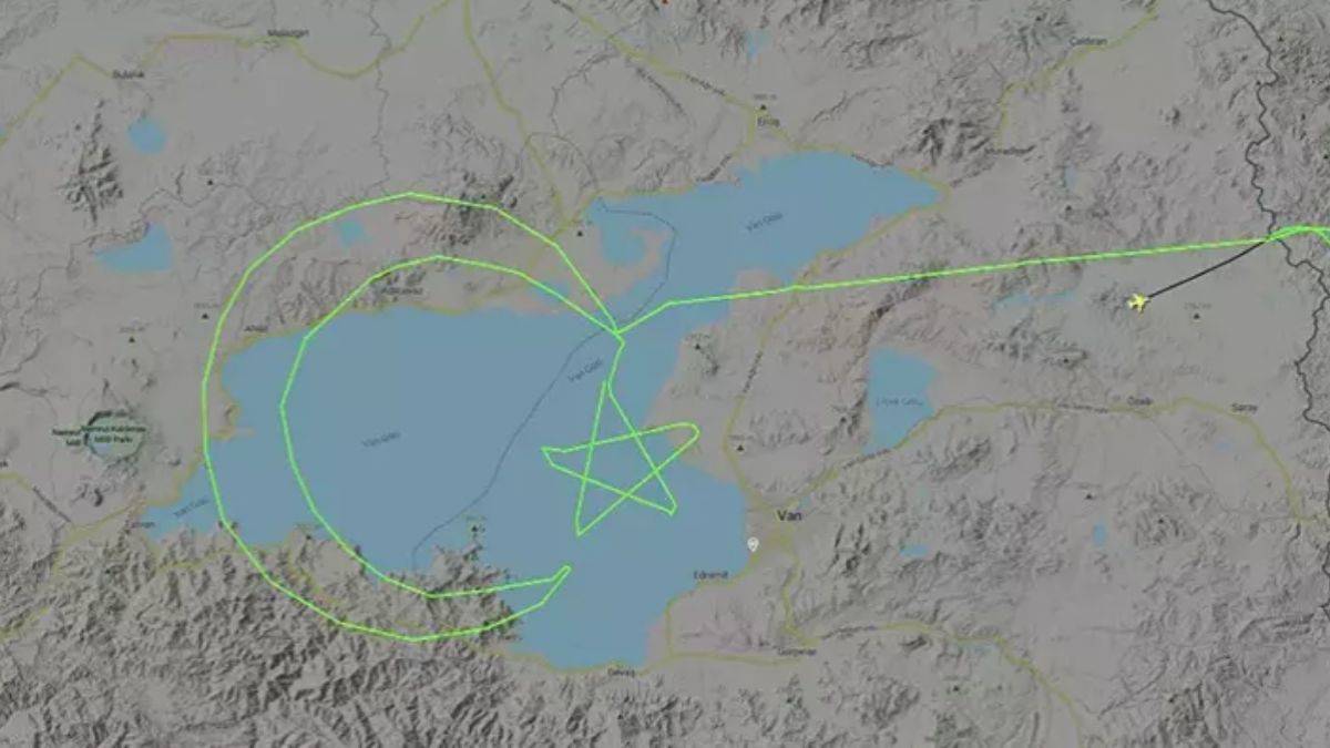 Akıncı İHA'nın İran dönüşü ay yıldız rotası