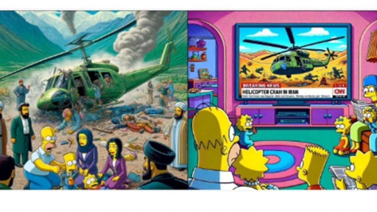 Simpsonlar Reisi'nin helikopterinin düşeceğini de mi bildi?
