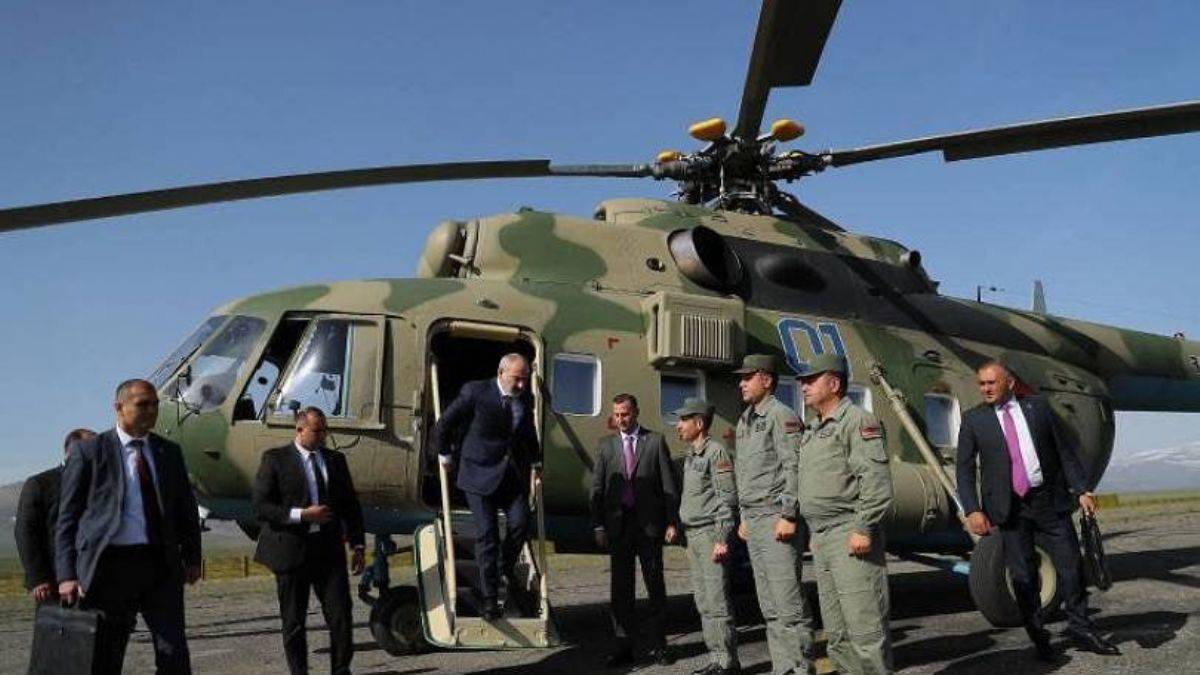 Paşinyan'ın helikopteri zorunlu iniş yaptı