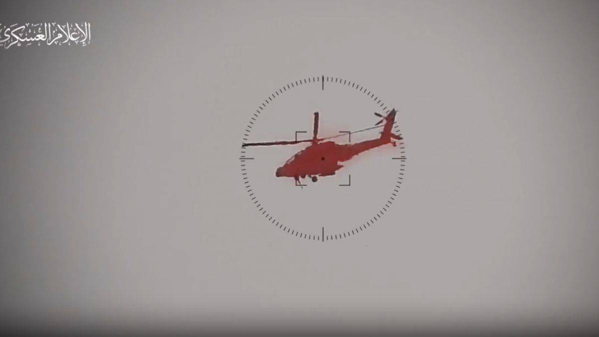 Kassam Tugayları bir İsrail helikopteri daha vurdu