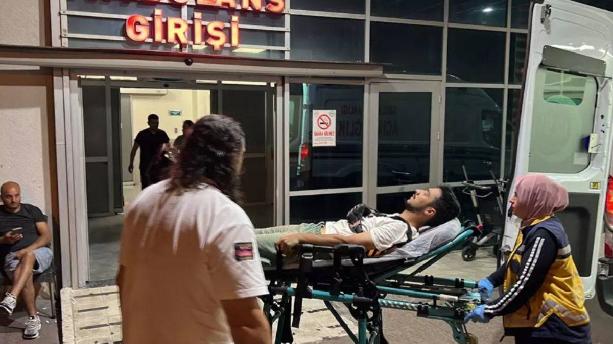 Kocaeli'de sahipsiz köpeklerin saldırdığı motosikletli kurye yaralandı