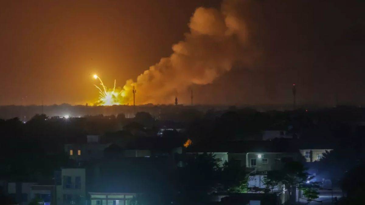 Encemine Havalimanı yakınında patlama sesleri