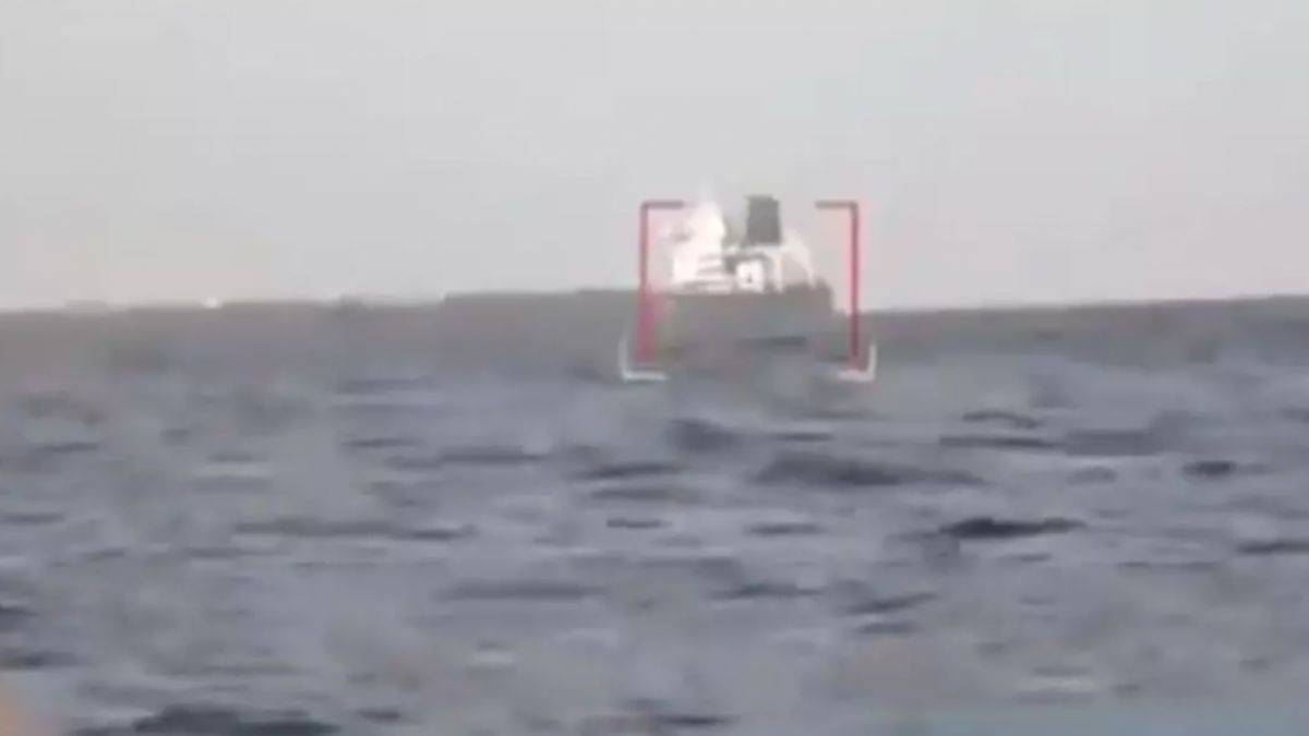 İsrail'e giden gemi böyle batırıldı!