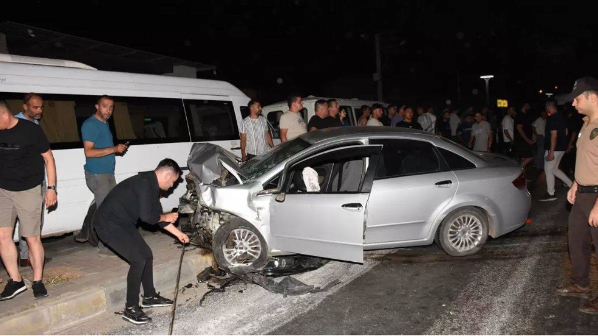 Aydın'da trafik kazası: 2'si çocuk 8 kişi yaralandı
