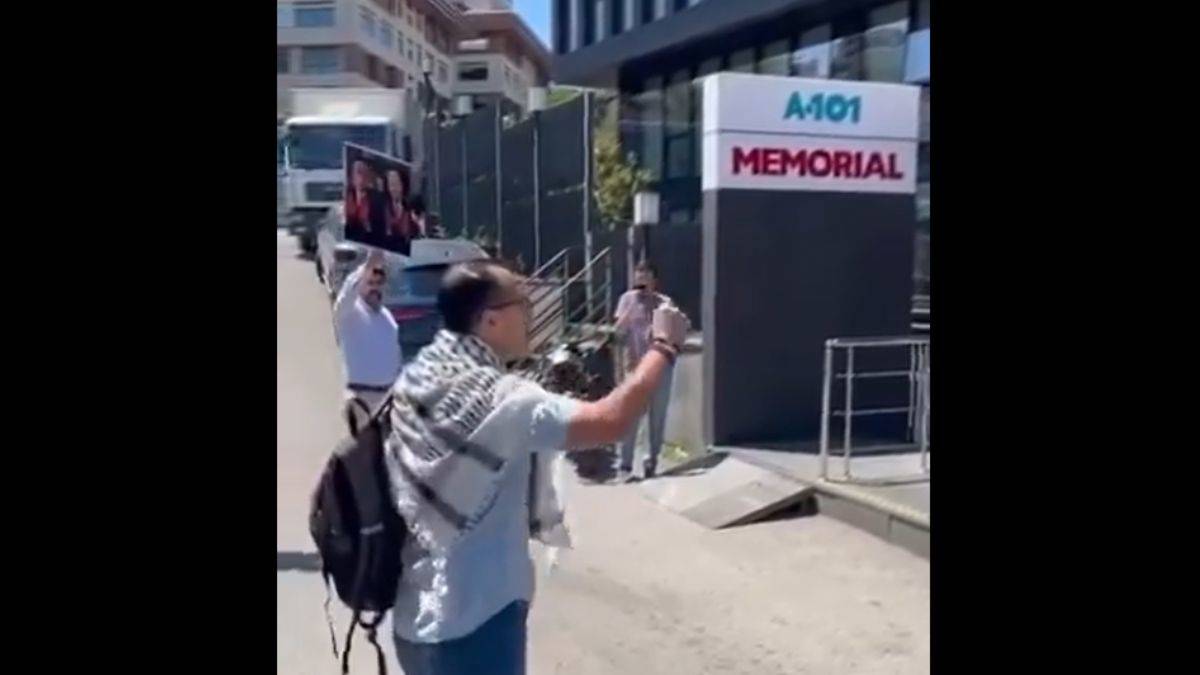 'Boykot kırıcı' zincir marketi protesto