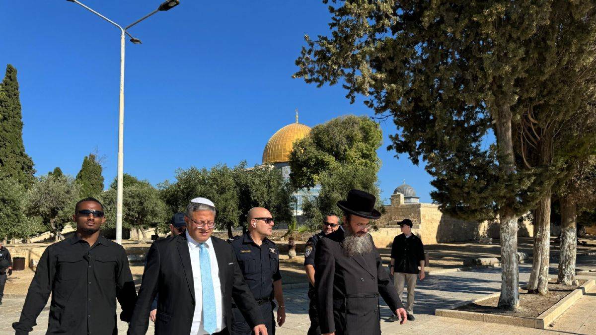 Aşırı sağcı lider beşinci kez zorla Mescid-i Aksa'ya girdi