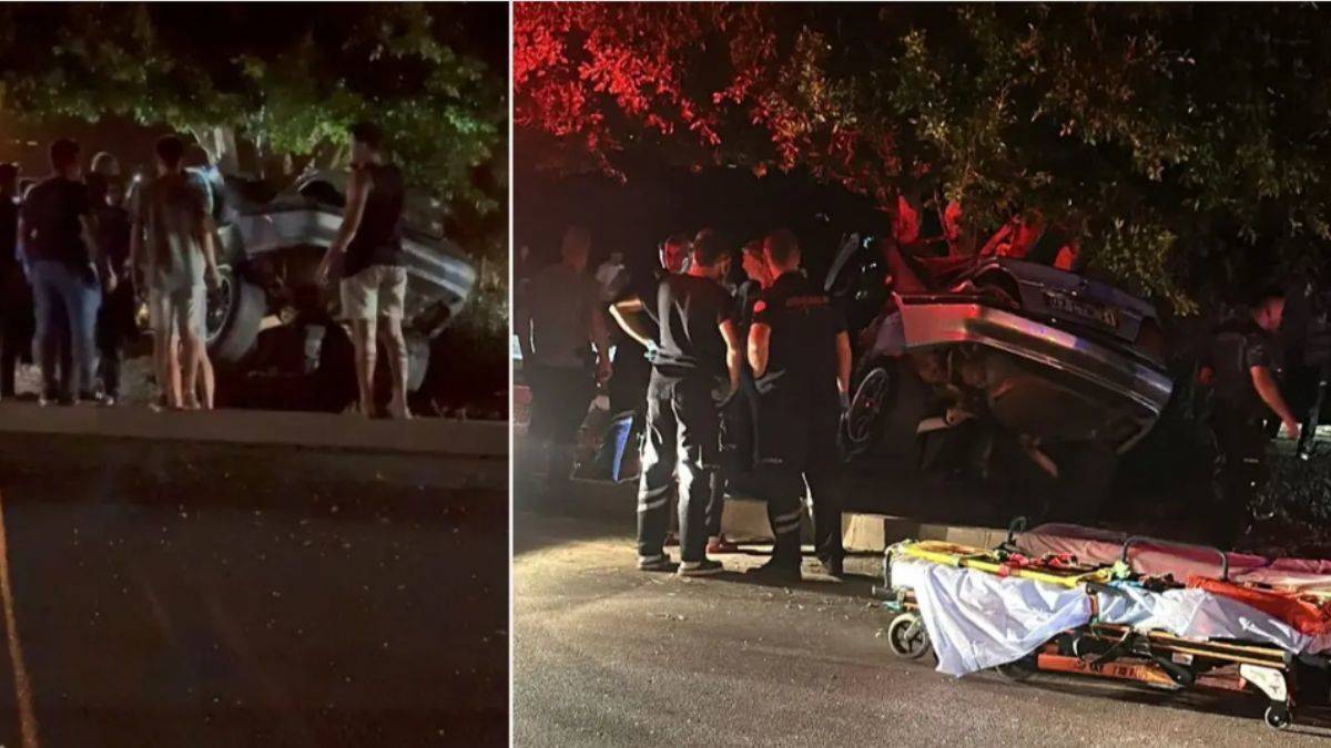 Antalya'da feci kaza