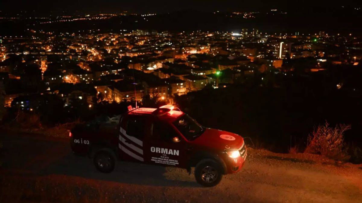 Dağlık alandaki yangın söndürüldü