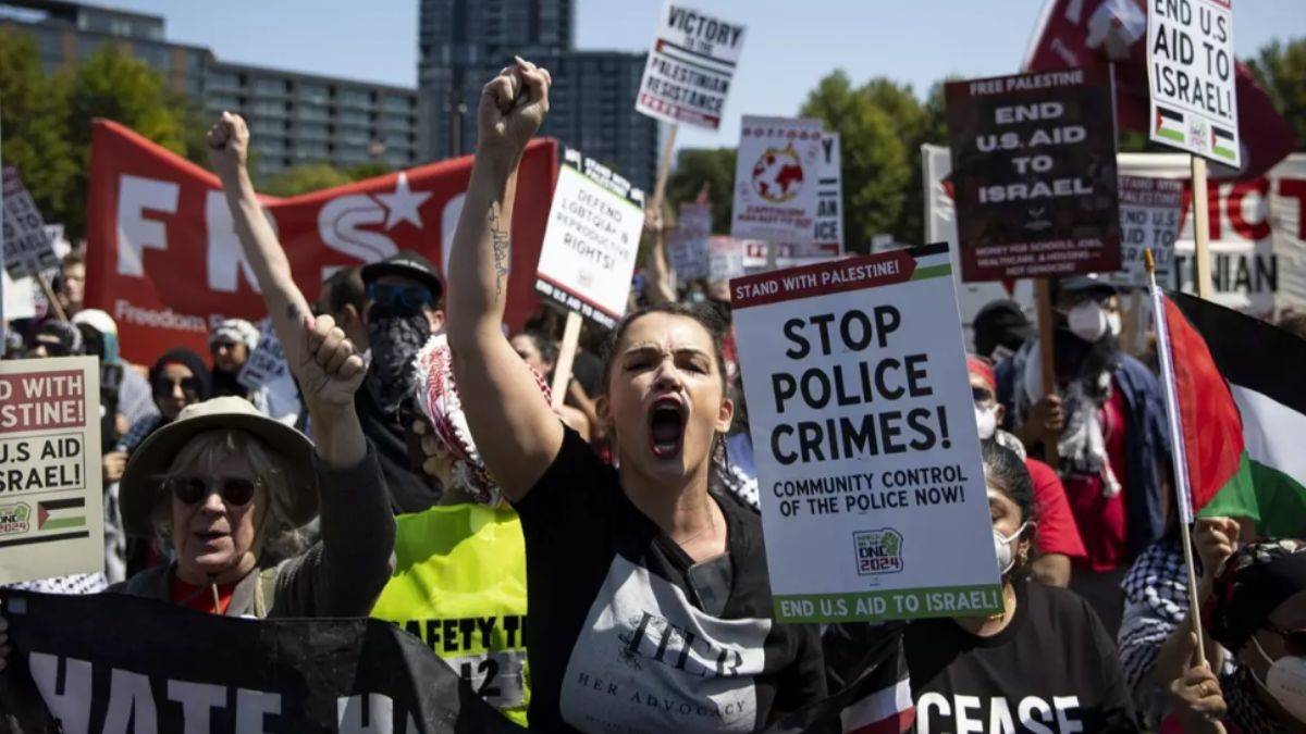 Kongrenin ilk gününe damga vuran Gazze desteği