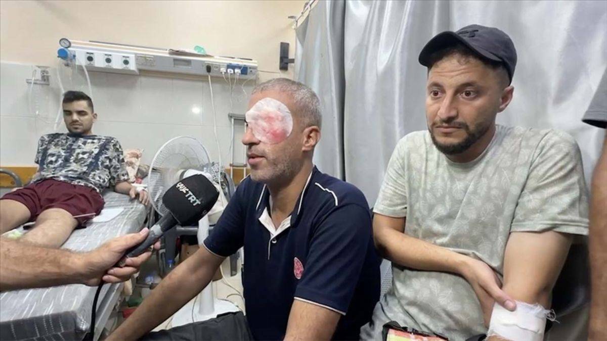 İsrail'in saldırısında TRT kameramanı yaralandı