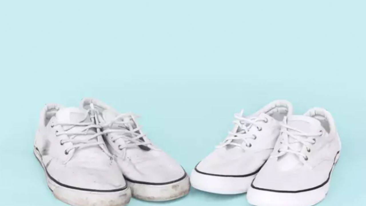 irke ve karbonatla ayakkabılarınızı yenileyin
