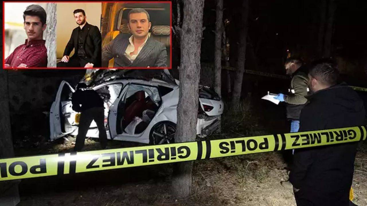 Erzurum'da korkunç kaza! Hastane bahçesine düşen araç alev topuna döndü