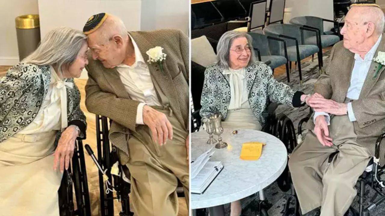 ABD'de bir huzurevinde 100 yaşında evlenip Guinness'e girdiler
