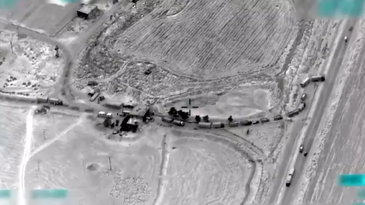 Suriye'de PKK/YPG'nin kaçırmaya çalıştığı silahlar vuruldu