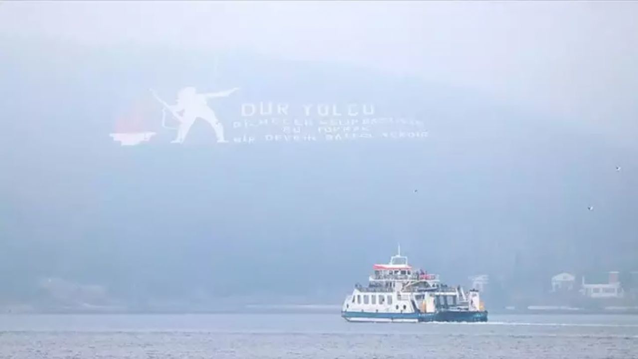 Çanakkale Boğazı'nda gemi geçişleri durdu
