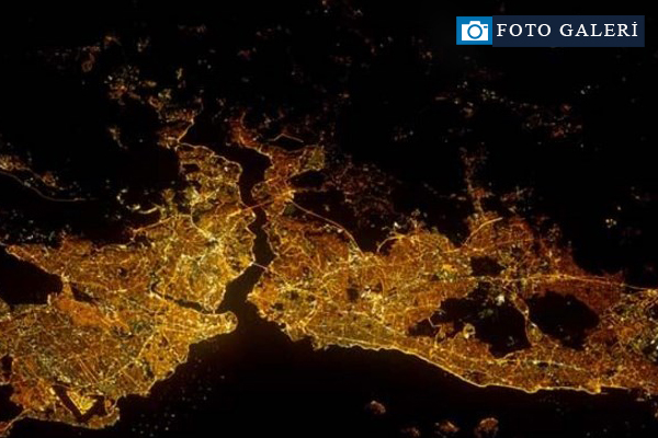 Uzaydan çekilen İstanbul fotoğrafları