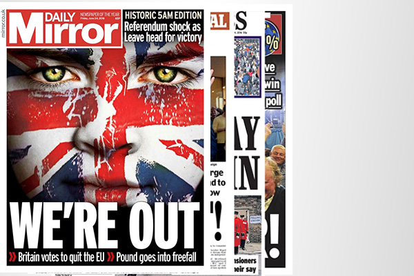 İngiliz basını AB'den ayrılığı nasıl gördü?