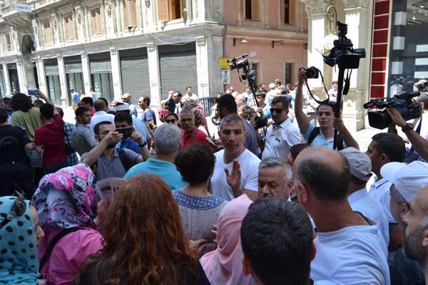 HDP'li grup ile polis arasında gerginlik
