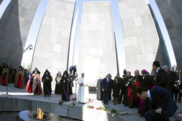 Papa, Türkiye ile Ermenistan için dua etti