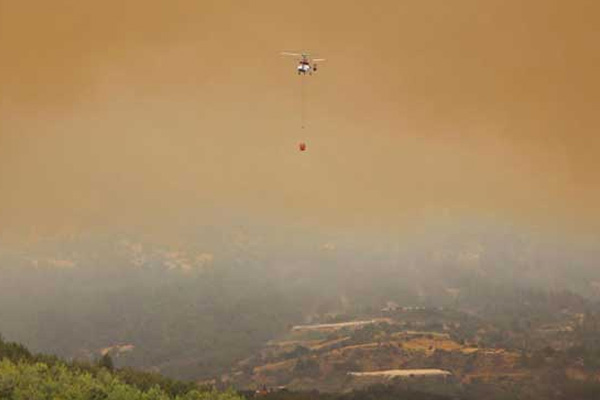 Kumluca'daki yangın iki gün sonra kontrol altında