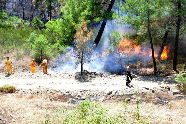 Tatil bölgelerimizdeki yangınlarda 'terör' şüphesi