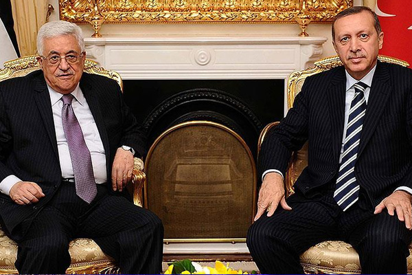 Cumhurbaşkanı Erdoğan Mahmud Abbas'la görüştü