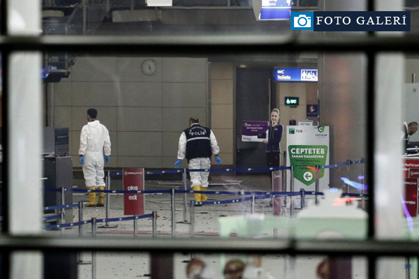 Atatürk Havalimanı’ndaki saldırıdan kareler