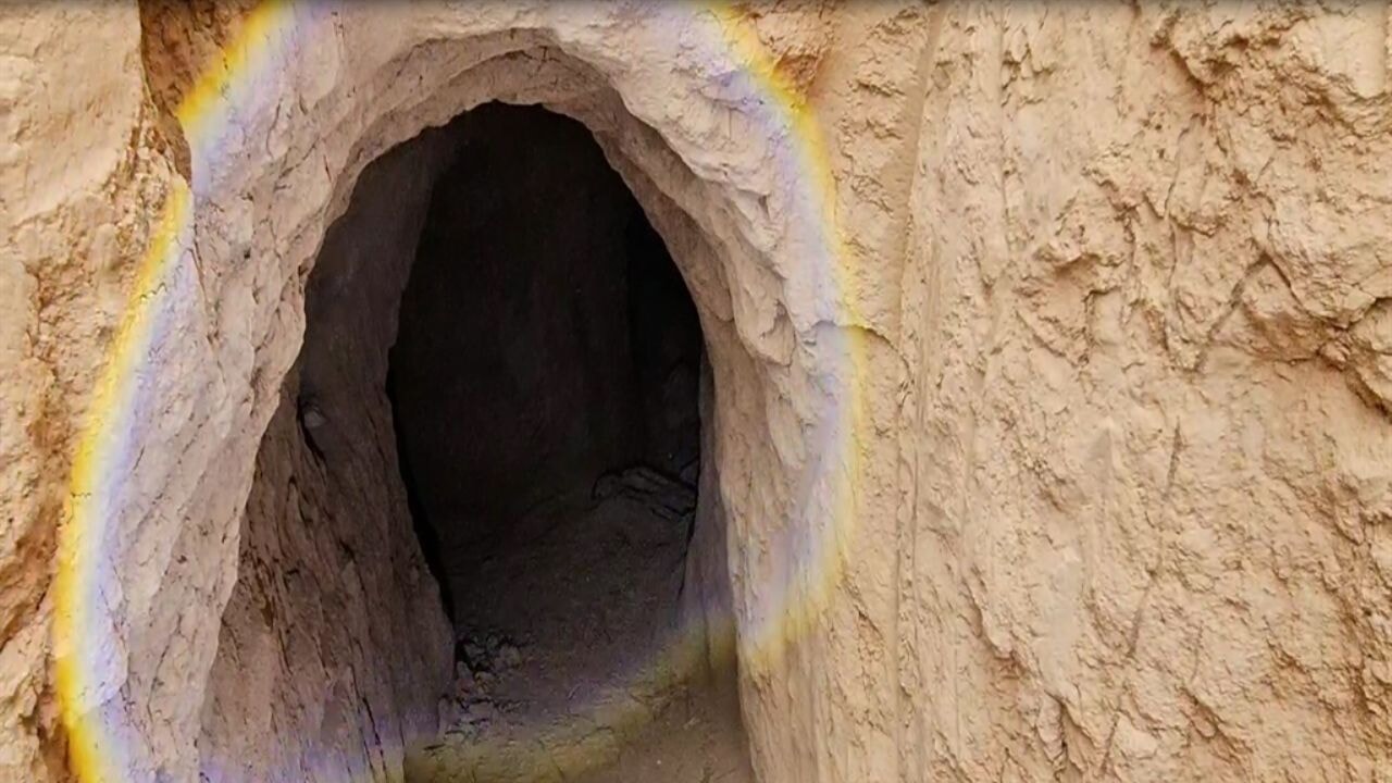 Saman siperli tünelde suçüstü yakalandı