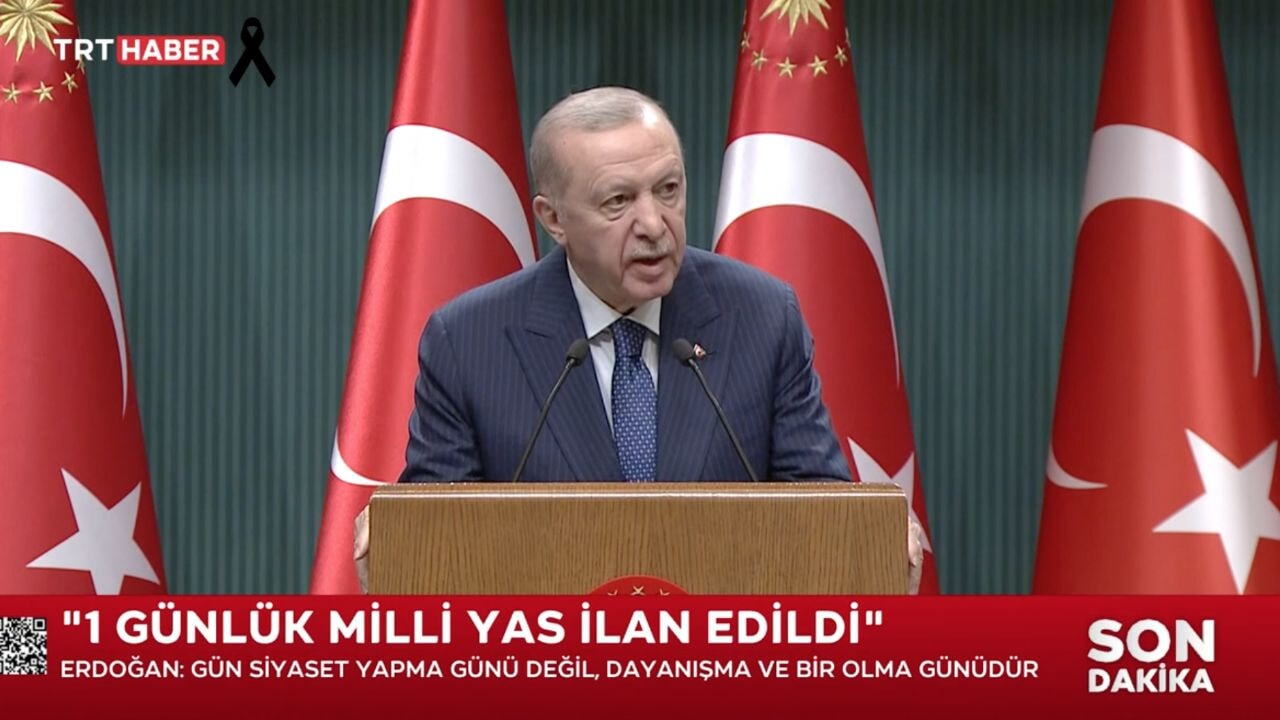 1 günlük yas ilan edildi! Kabine toplantısı sonrası açıklama