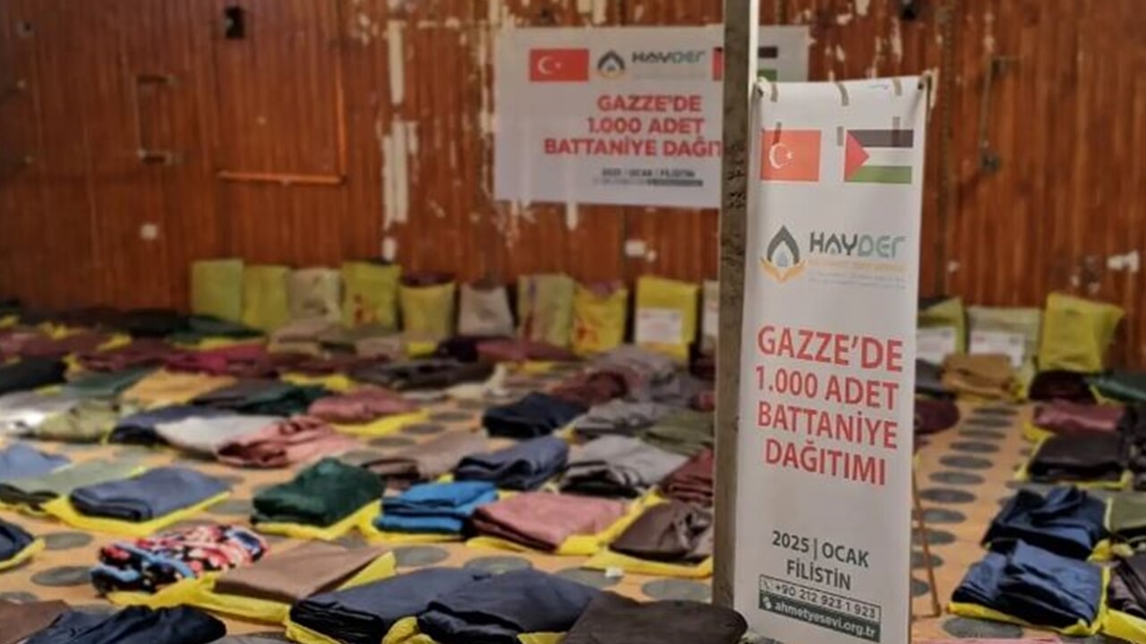 HAYDER, Gazze ve Suriye'deki insanî yardım çalışmalarını sürdürüyor