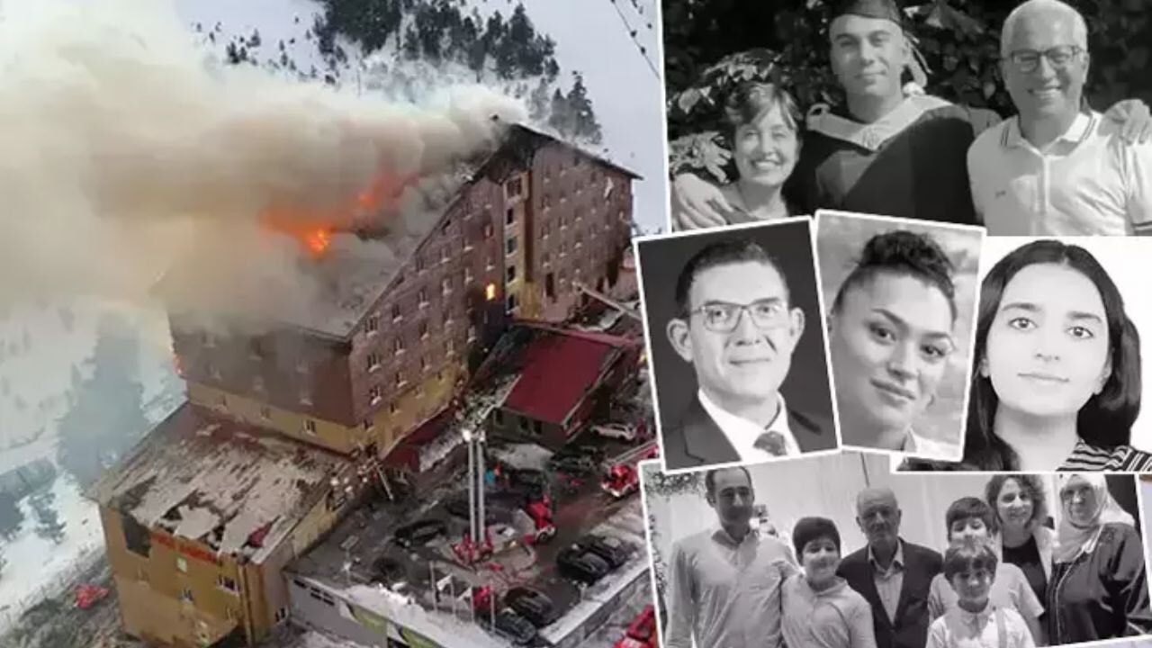 Kartalkaya'daki otel yangınında ölenlerin tam listesi