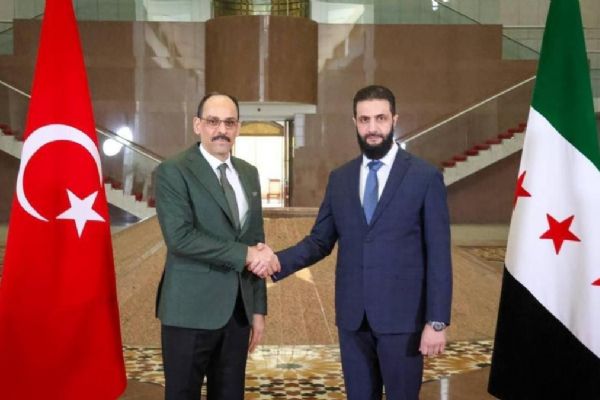 MİT Başkanı İbrahim Kalın, Ahmed Şara ile görüştü