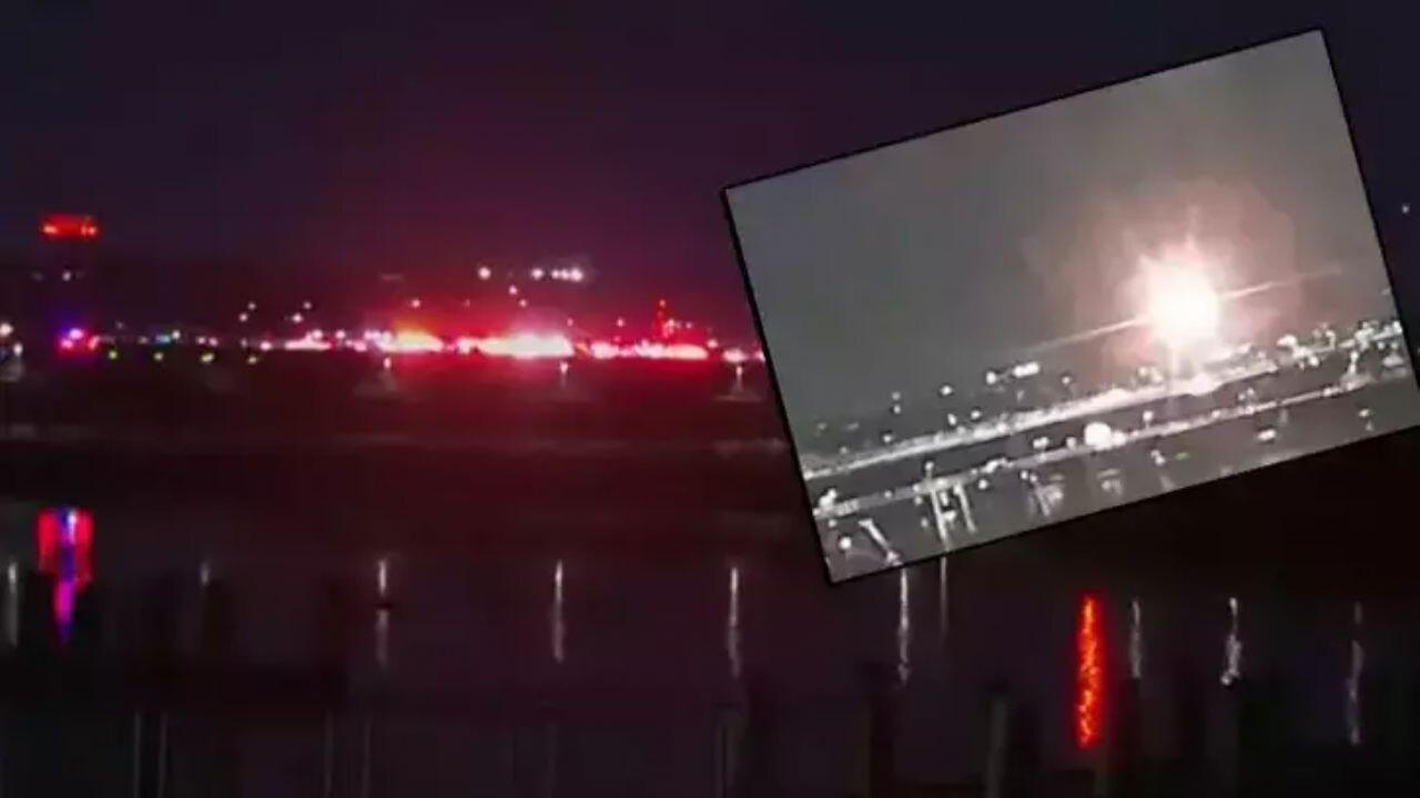 ABD'de şok kaza! Ticari uçak ve askeri helikopter çarpıştı