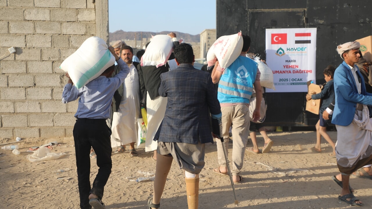 HAYDER Yemen'i yalnız bırakmıyor