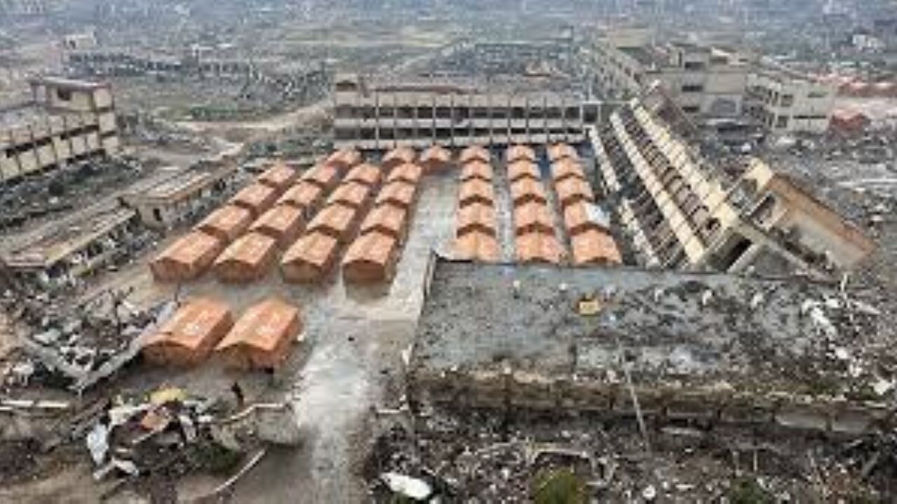 İsrail askerlerinin bıraktığı izler, Gazze kentindeki okulların askeri mevzi olarak kullanıldığını gösteriyor