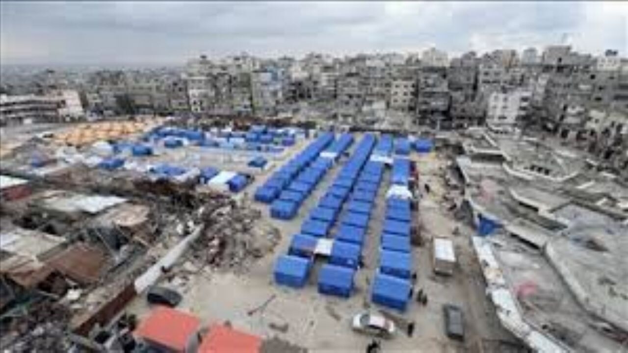 Türk Kızılay, Gazze'de AFAD'ın tedarik ettiği çadırlarla kamplar kuruyor