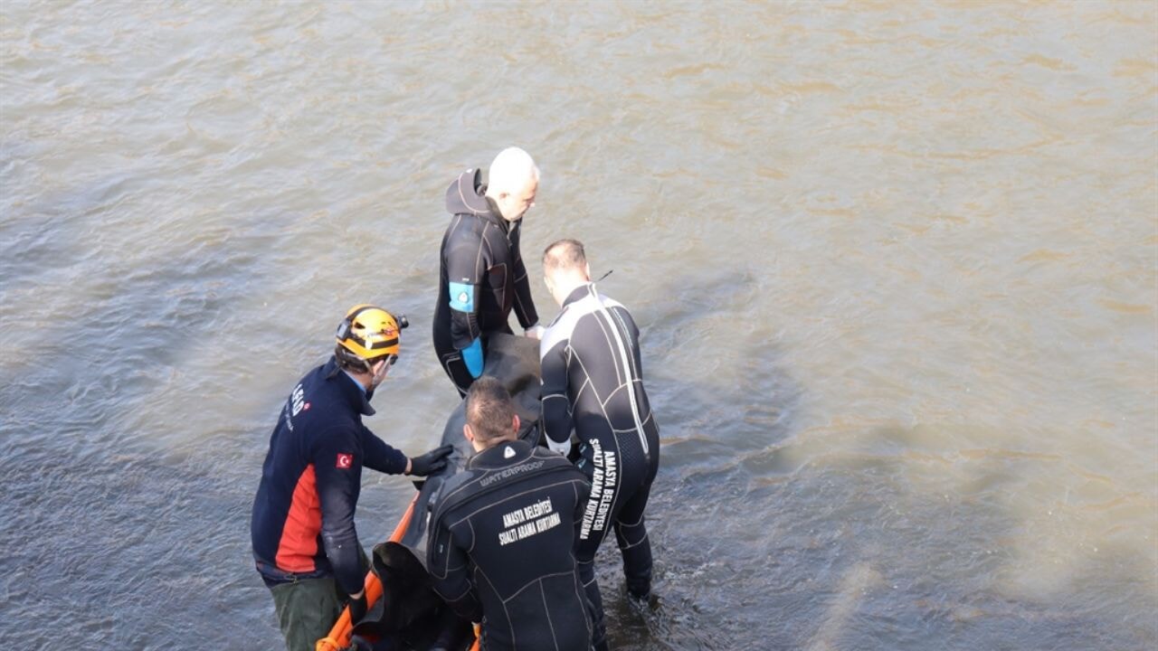 Emekli polisin Yeşilırmak'ta cesedi bulundu